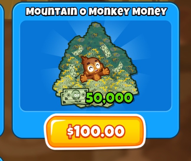 50k bloon td 6 monkey money