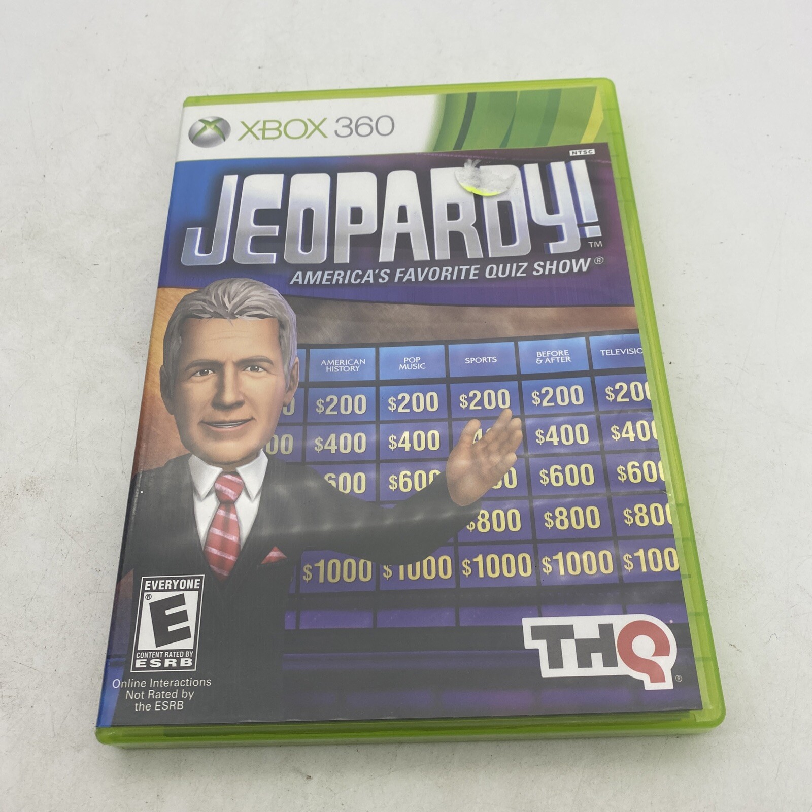 Jeopardy (Microsoft Xbox 360, 2012) Complete With Manual