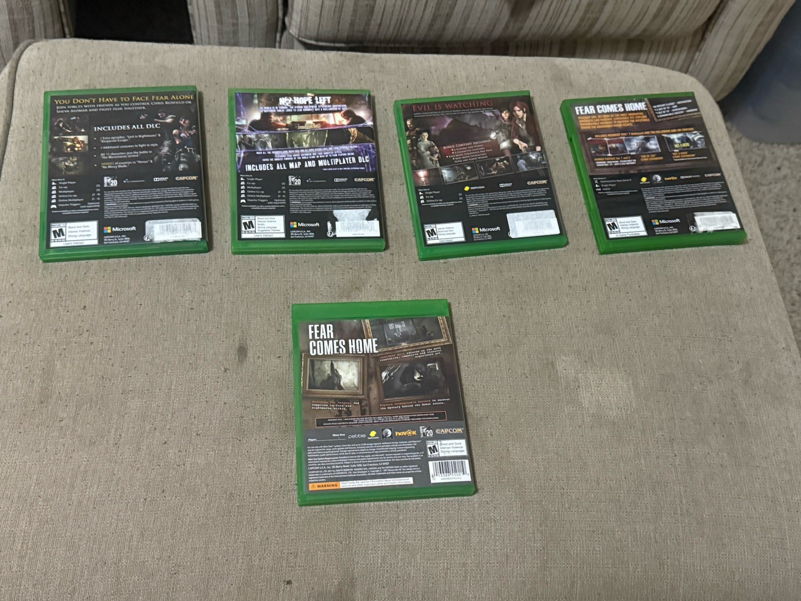 Resident Evil 5 6 7 Revelations 2 Xbox One/Series X Read Below! 2025 Reprints
