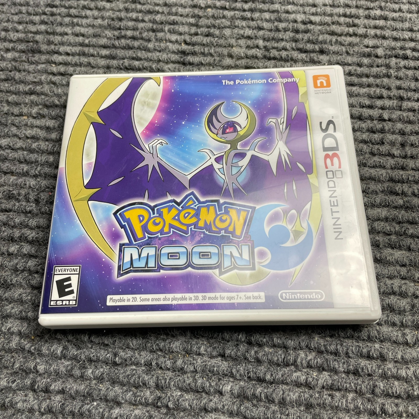 Case and Manual Only NO GAME Pokemon Moon Nintendo 3DS Authentic