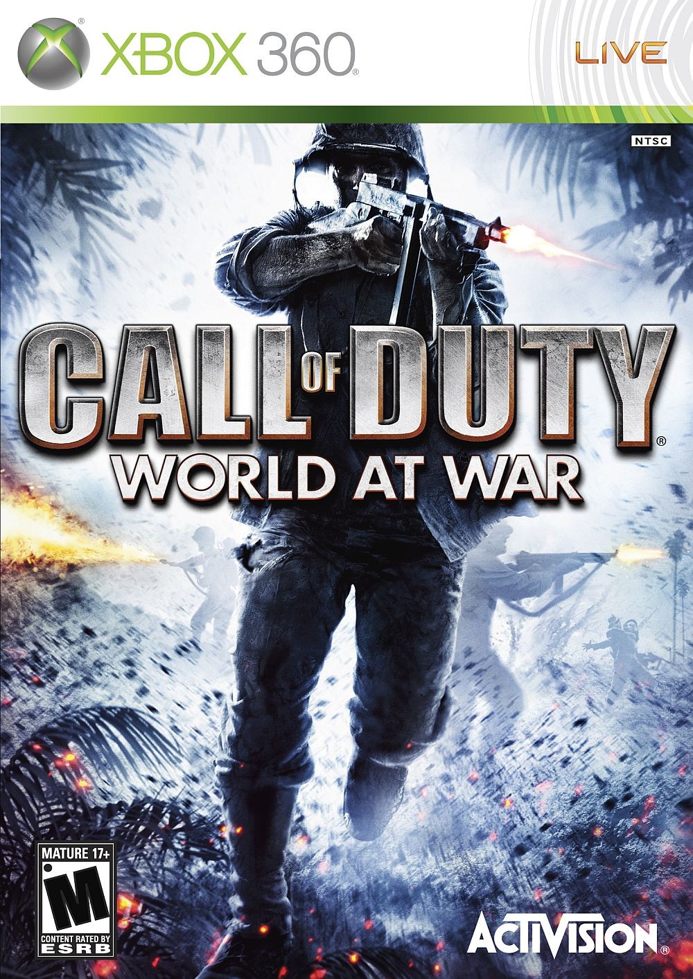 💣🌍 COD World at War w/Receipt, Complete CIB (Xbox 360)