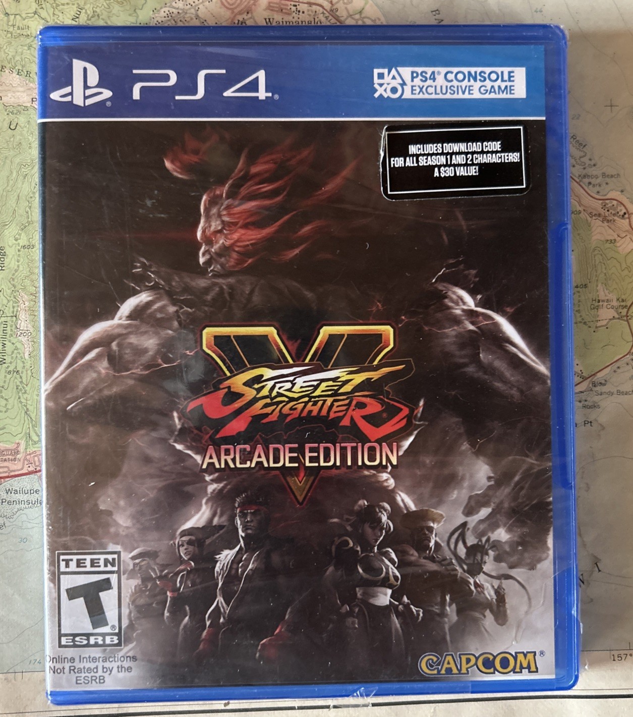 Unopened PS4 Street Fighter V Arcade Edition Sony PlayStation 4 Capcom SEALED