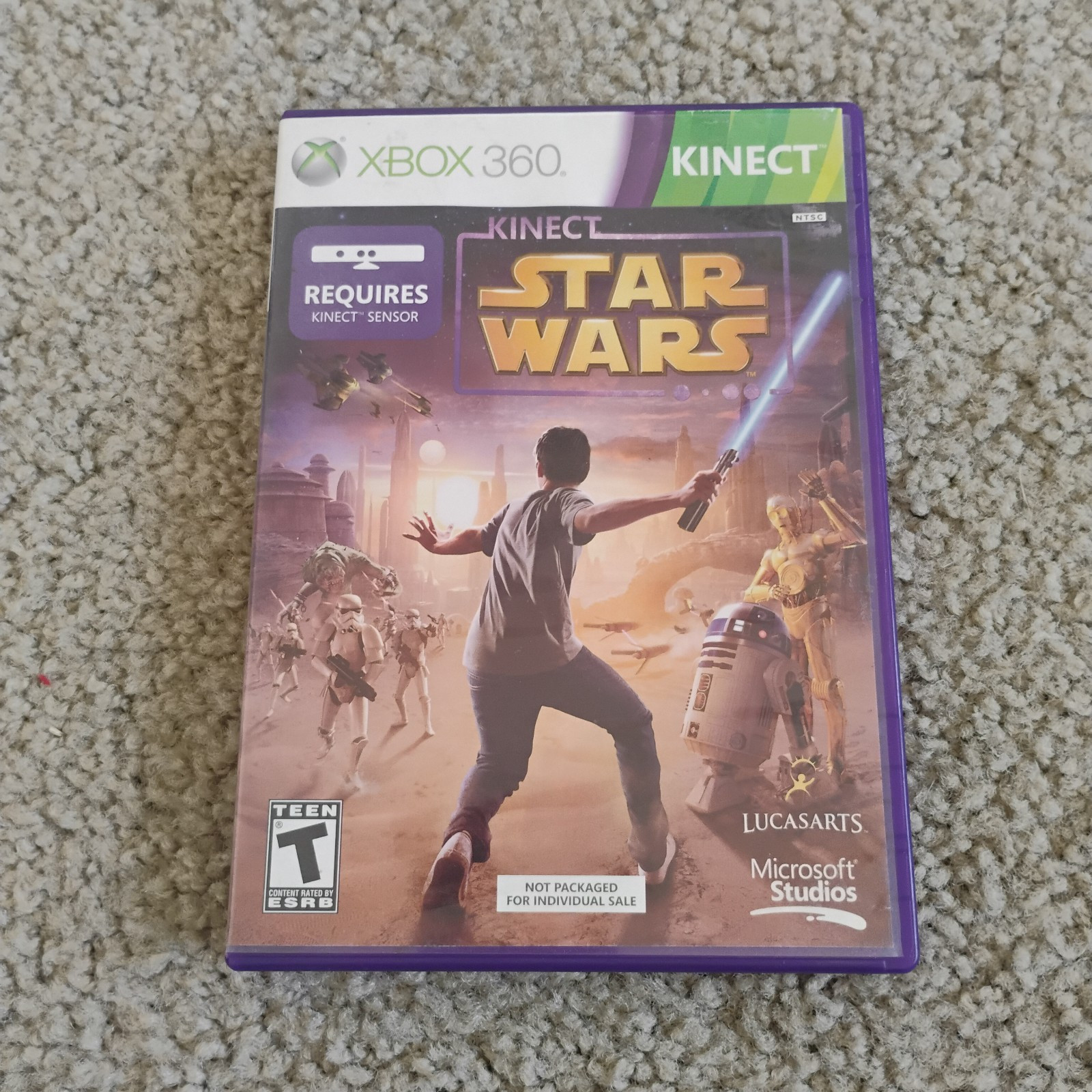 Kinect Star Wars (Xbox 360, 2012) Complete Tested Working – Free Ship