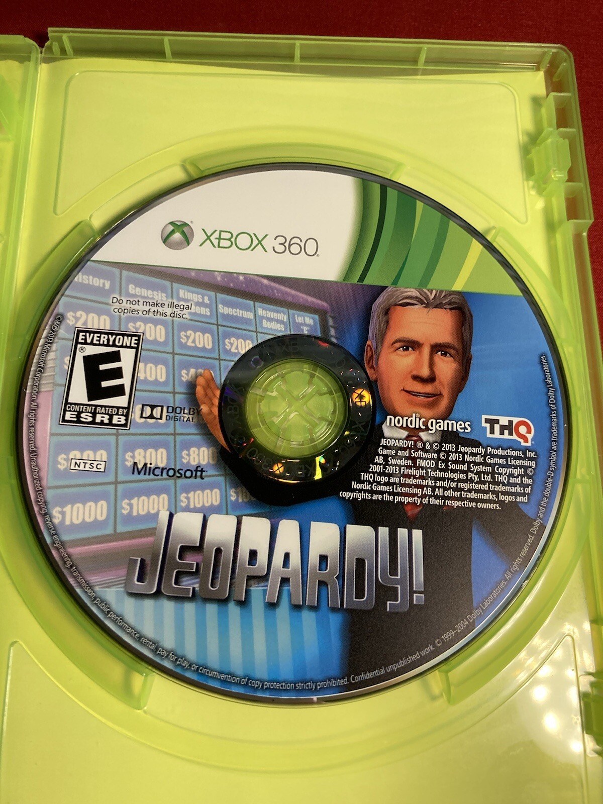 Jeopardy! Microsoft Xbox 360 CIB Tested Works