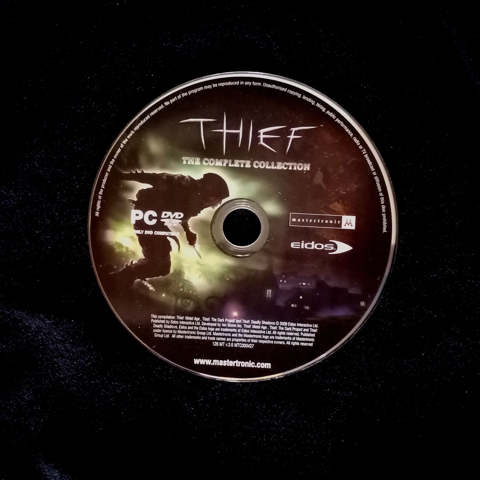 Thief, the Complete Collection, 2009 Eidos, 1 disk 3 PC game