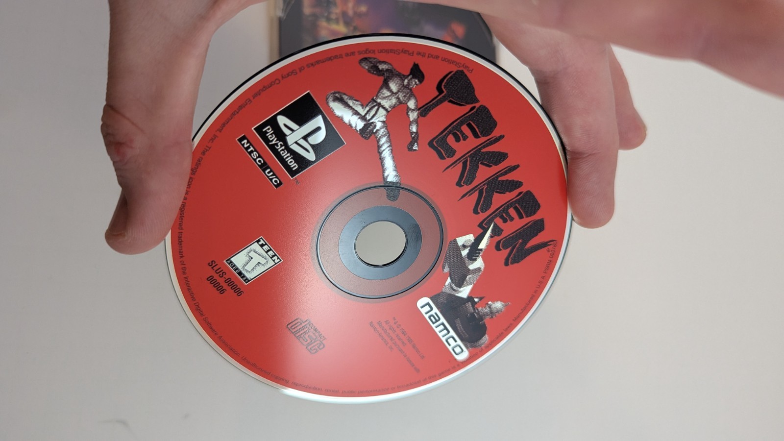 Tekken PlayStation 1 PS1 Black Label Jewel Case Variant Complete READ