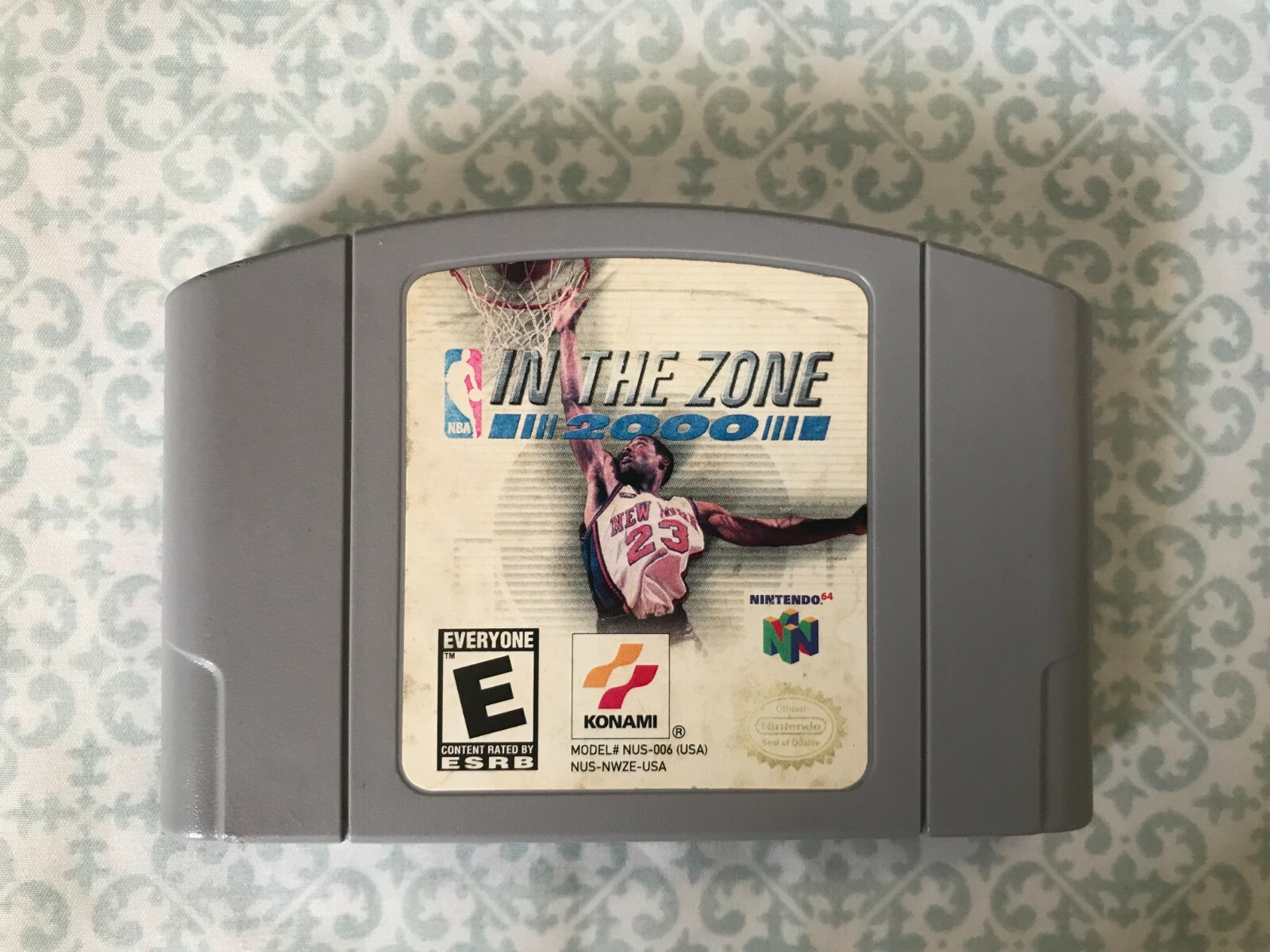NBA in the zone 2000 N64 Nintendo 64 Authentic RARE GAME!!!!