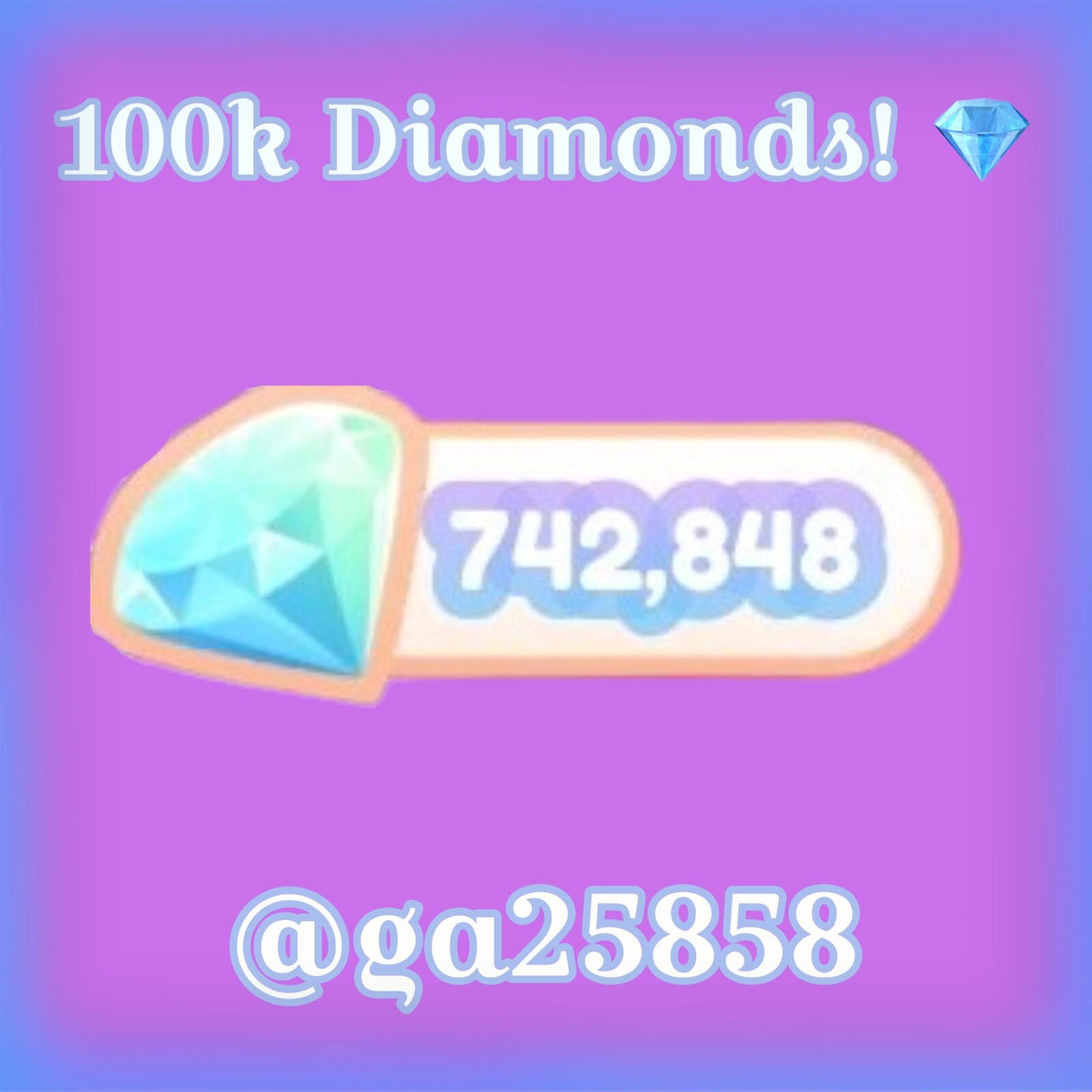 Royale High: 100K Diamonds RHD 💎 *CHEAP* Fast Delivery
