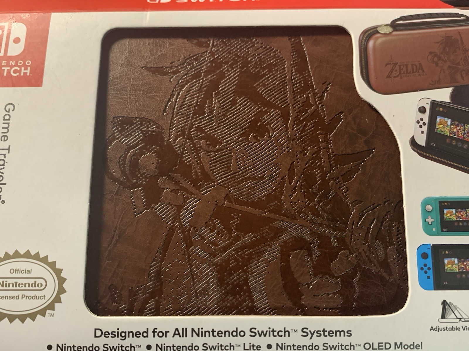 Officially Licensed Nintendo Switch Deluxe Zelda Link Travel Case – Premium Hard