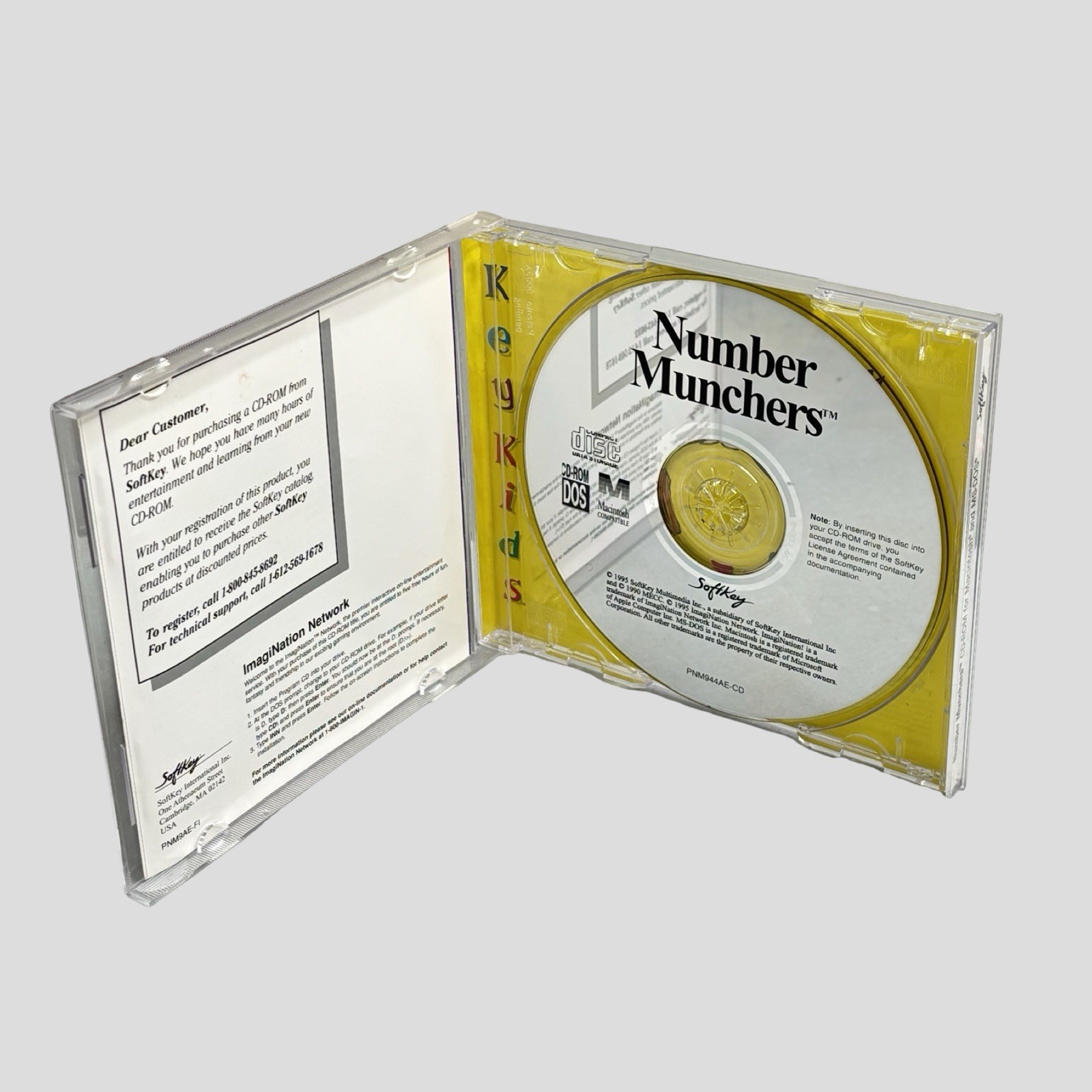 Number Munchers Amazon Trail CD-ROM Softkey Mecc Lot Of 2 MS-DOS Win 95 Mac