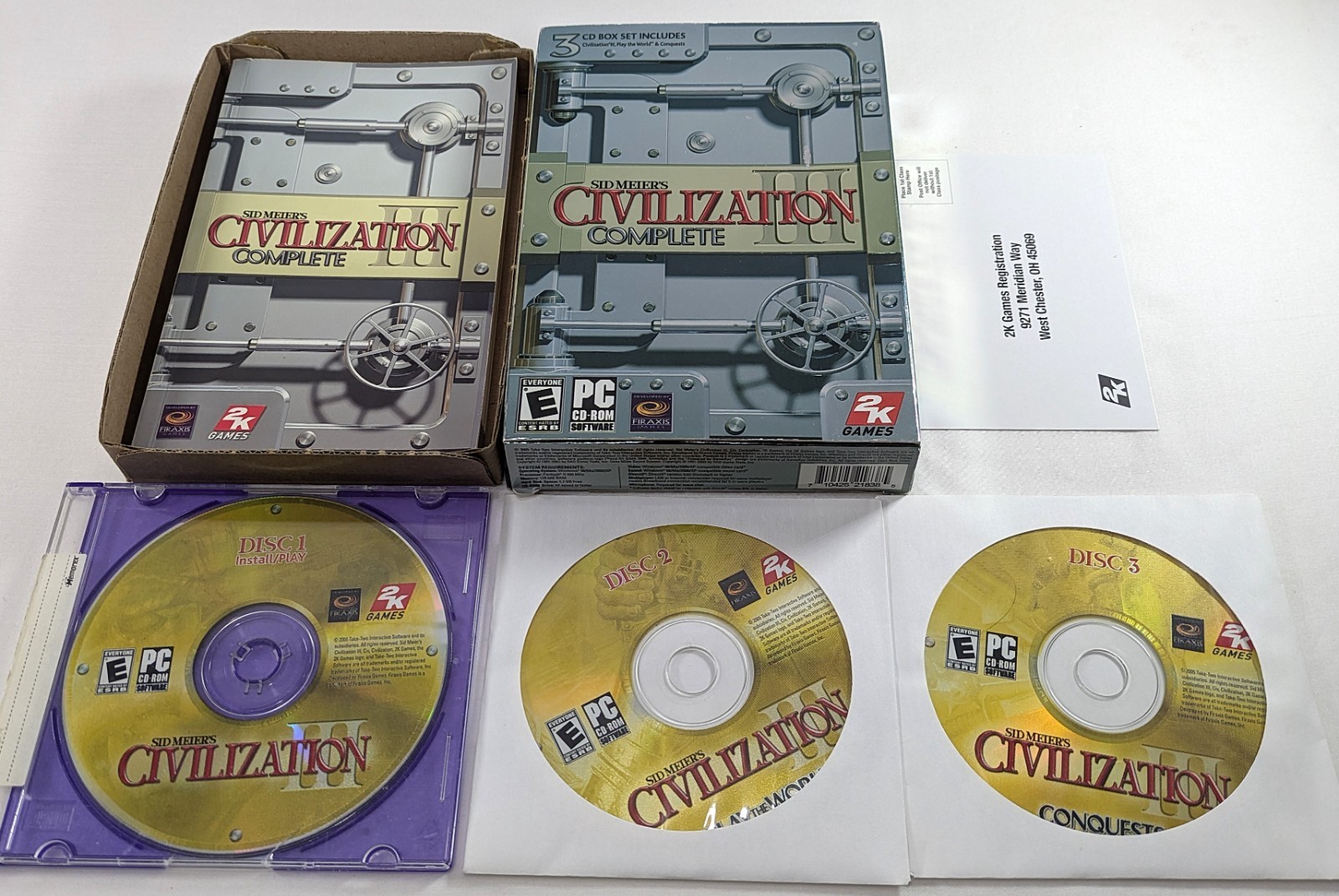 Civilization III Complete NOT Tested Small Box Edition see description