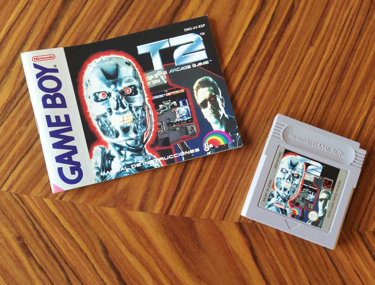 T2 Terminator 2 The Arcade Game Game Boy PAL España Italia Region Libre