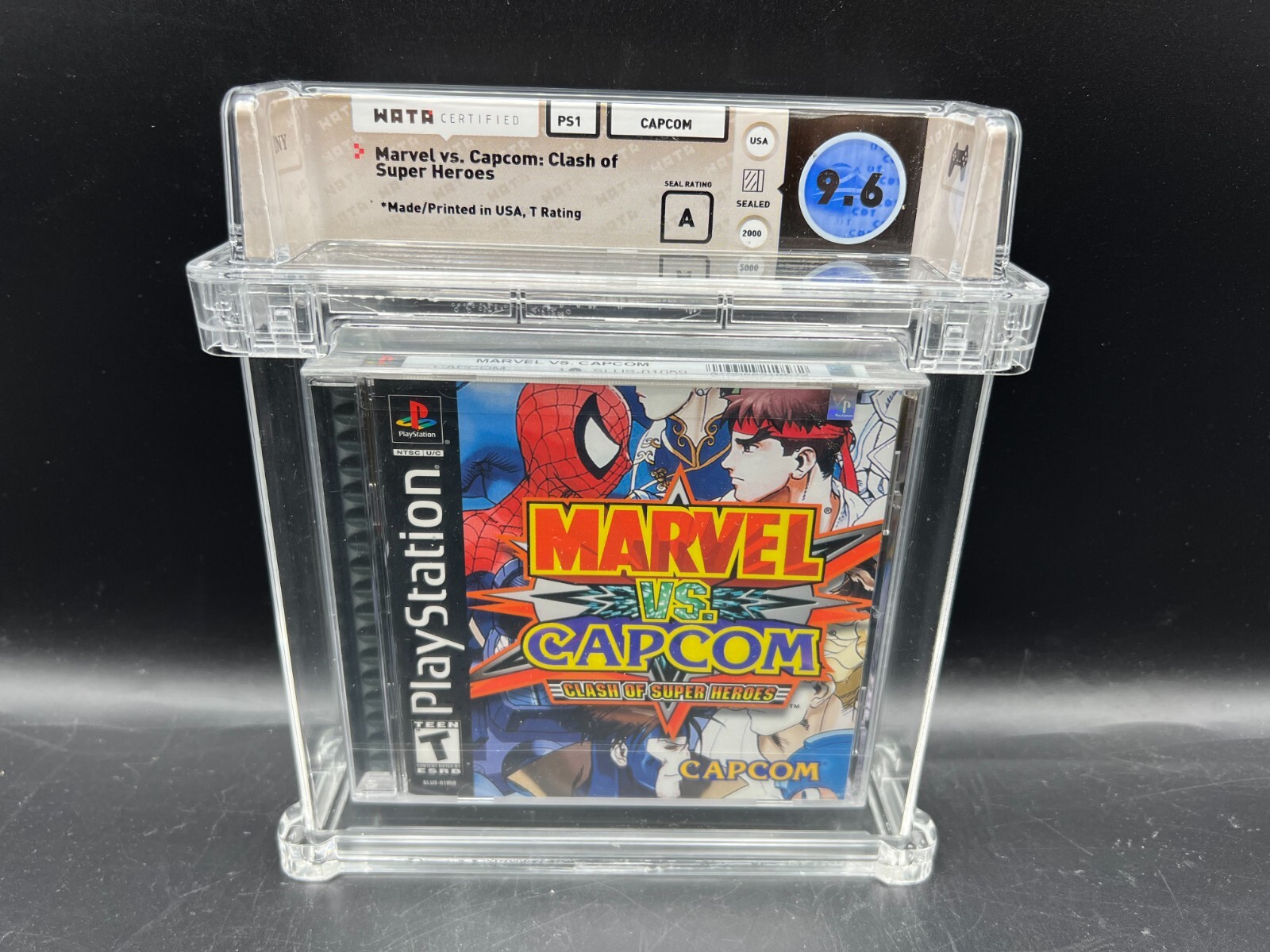 Marvel vs. Capcom: Clash of Super Heroes PS1 WATA 9.6 A FACTORY SEALED MINT VGA