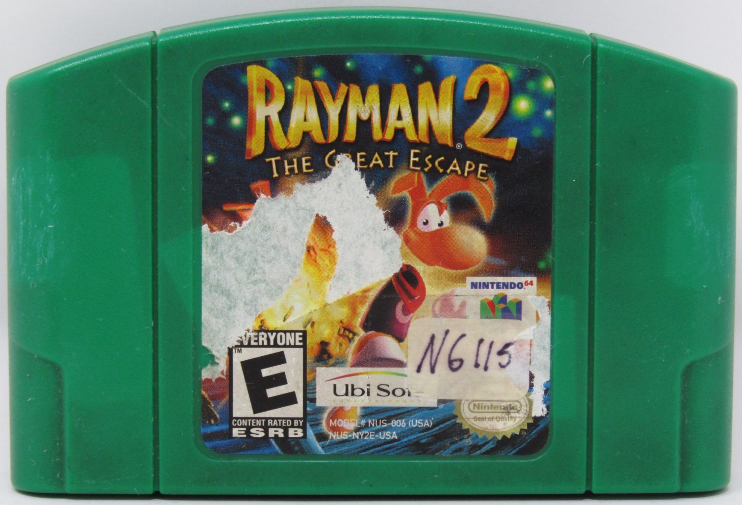 Nintendo 64 Rayman 2: The Great Escape Tested & Works