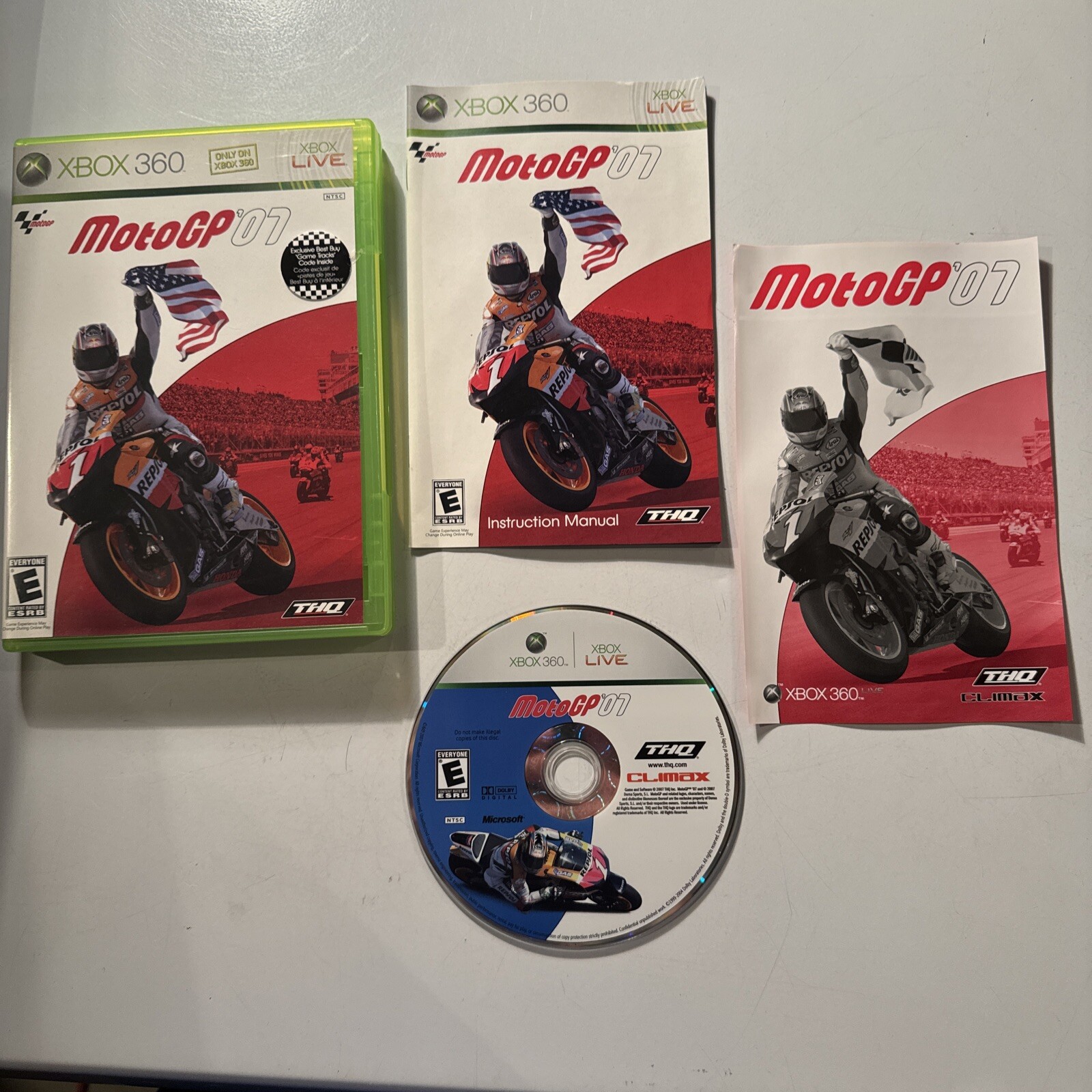 MotoGP ’07 – (Xbox 360, 2007) *CIB* Great Condition* Complete