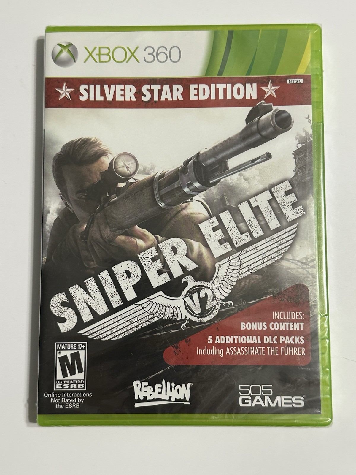 Sniper Elite V2 Silver Star Edition Xbox 360 Sealed