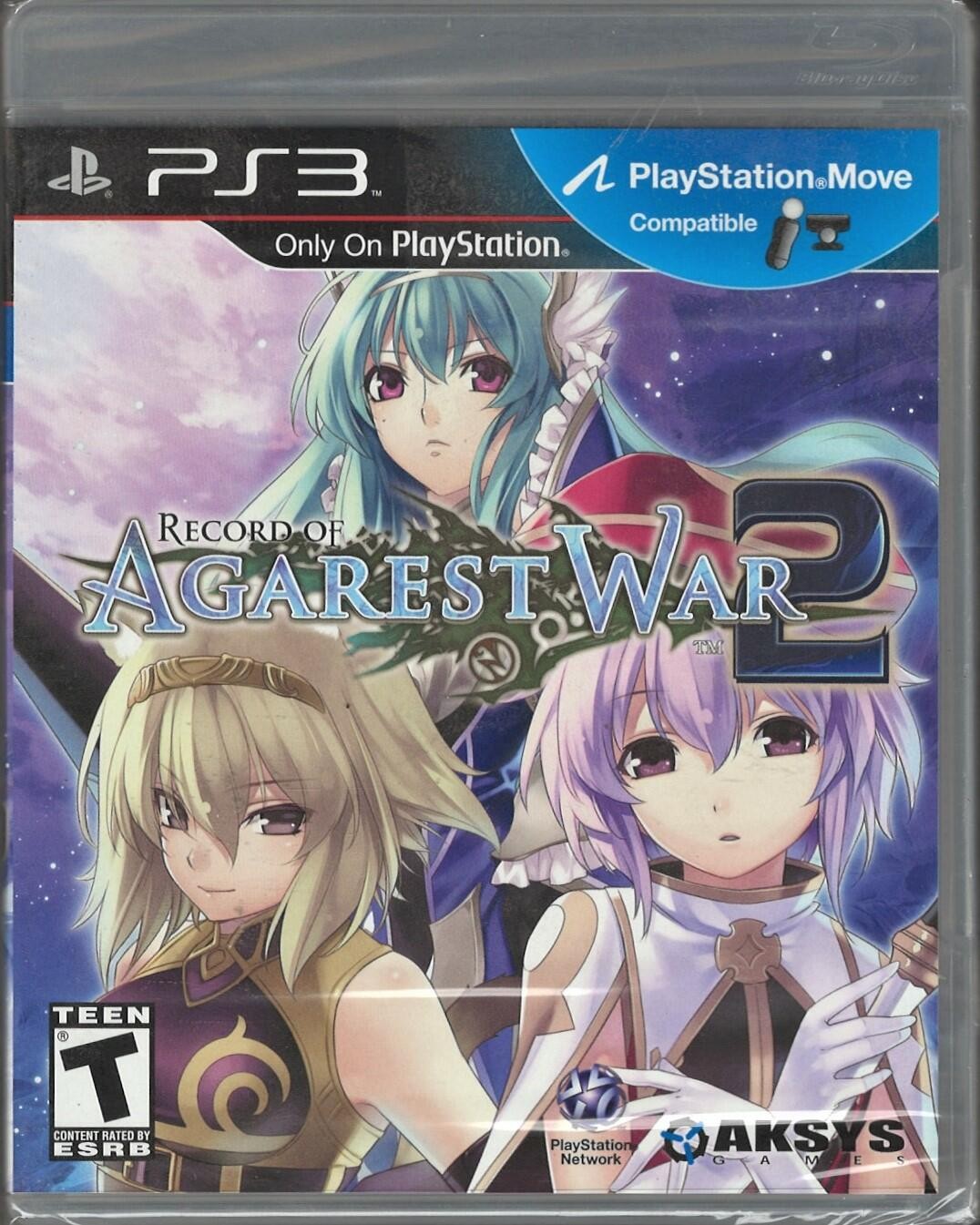 Record of Agarest War 2 PS3 (Brand New Factory Sealed US Version) Playstation 3