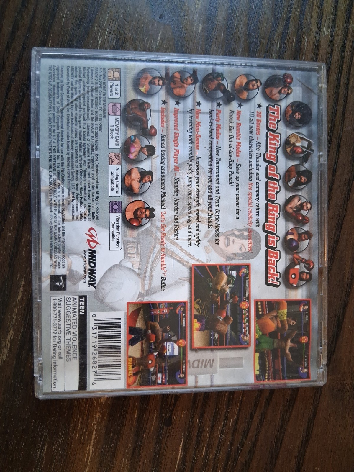 Ready 2 Rumble Boxing Round 2 – PS1 – CIB