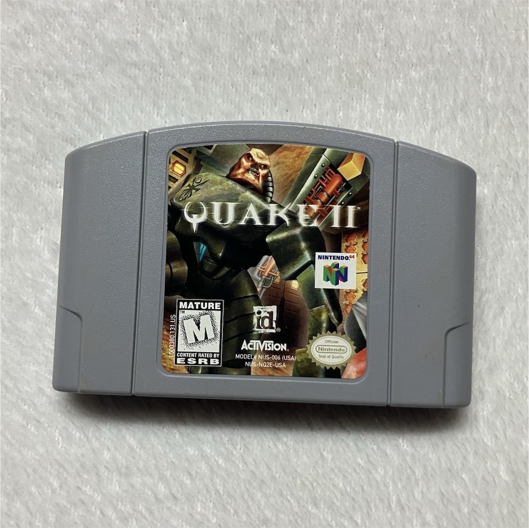Activision Quake II Nintendo 64 N64 Game Cartridge Quake Series M NTSC-U/C