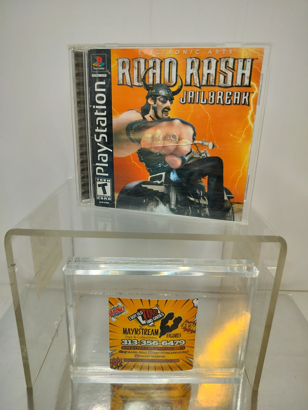 Road Rash: Jailbreak PS1 (Sony PlayStation 1, 2000) AS-IS UNTESTED