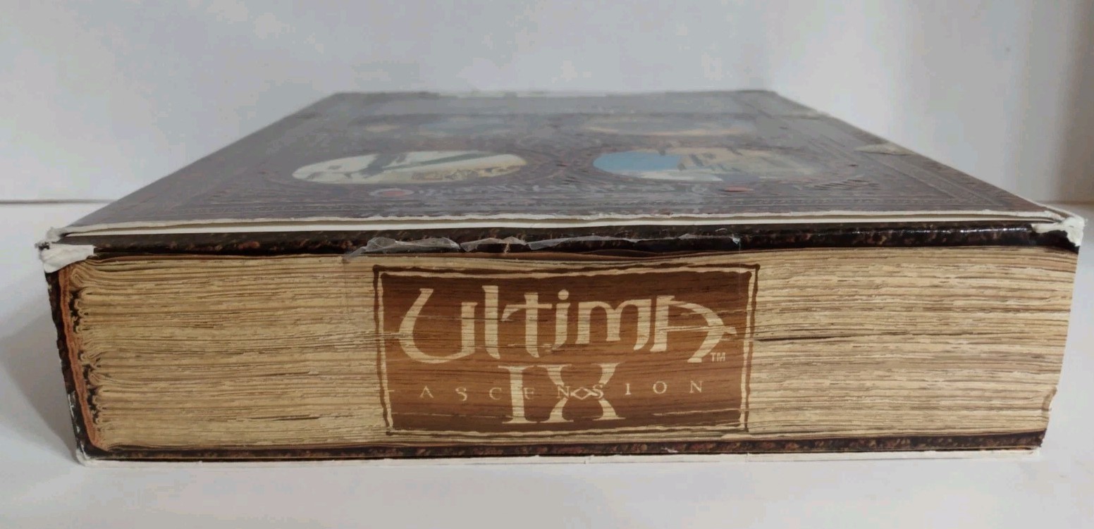 Ultima IX: Ascension PC 1999 Big Box Complete Game CD-ROM With Map Cards Manuals