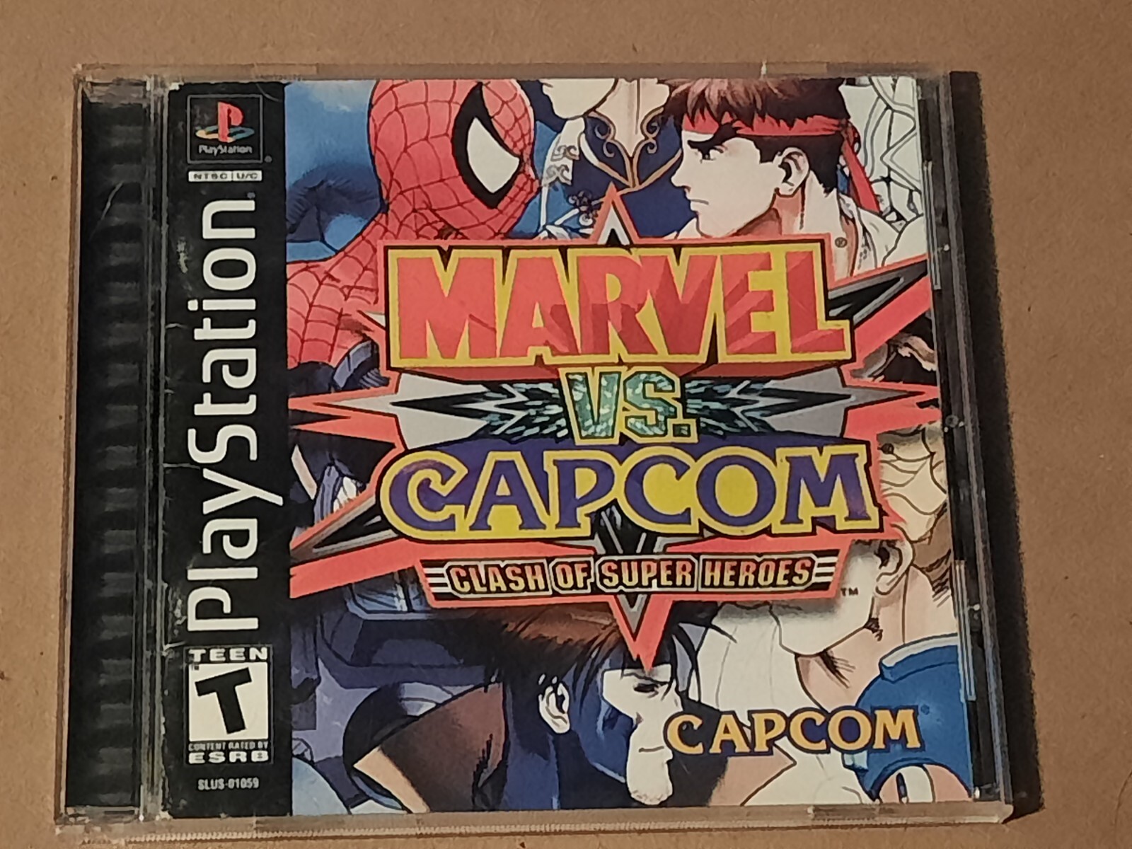 Used Marvel vs. Capcom: Clash of Super Heroes (Sony PlayStation 1, 2000)
