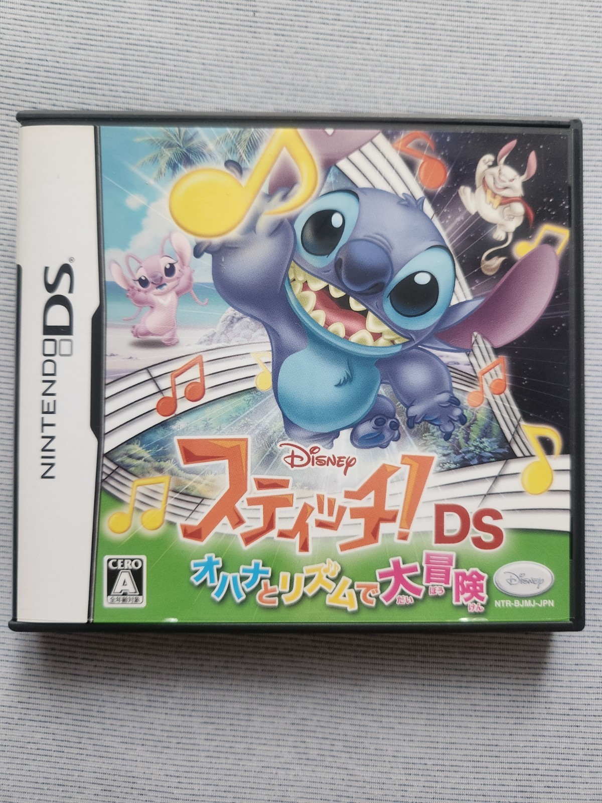 Disney Stitch Jam Nintendo DS Japan Import Stitch! DS Ohana to Rhythm CIB NTSC-J