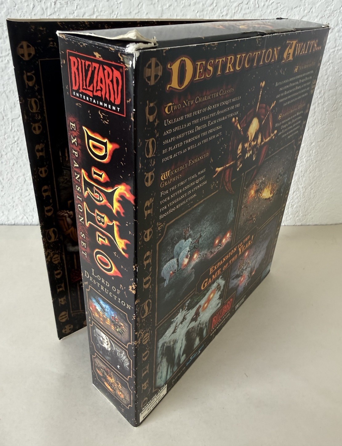 Diablo II: Lord of Destruction Expansion Set Big Box PC 2001 Blizzard No Disc