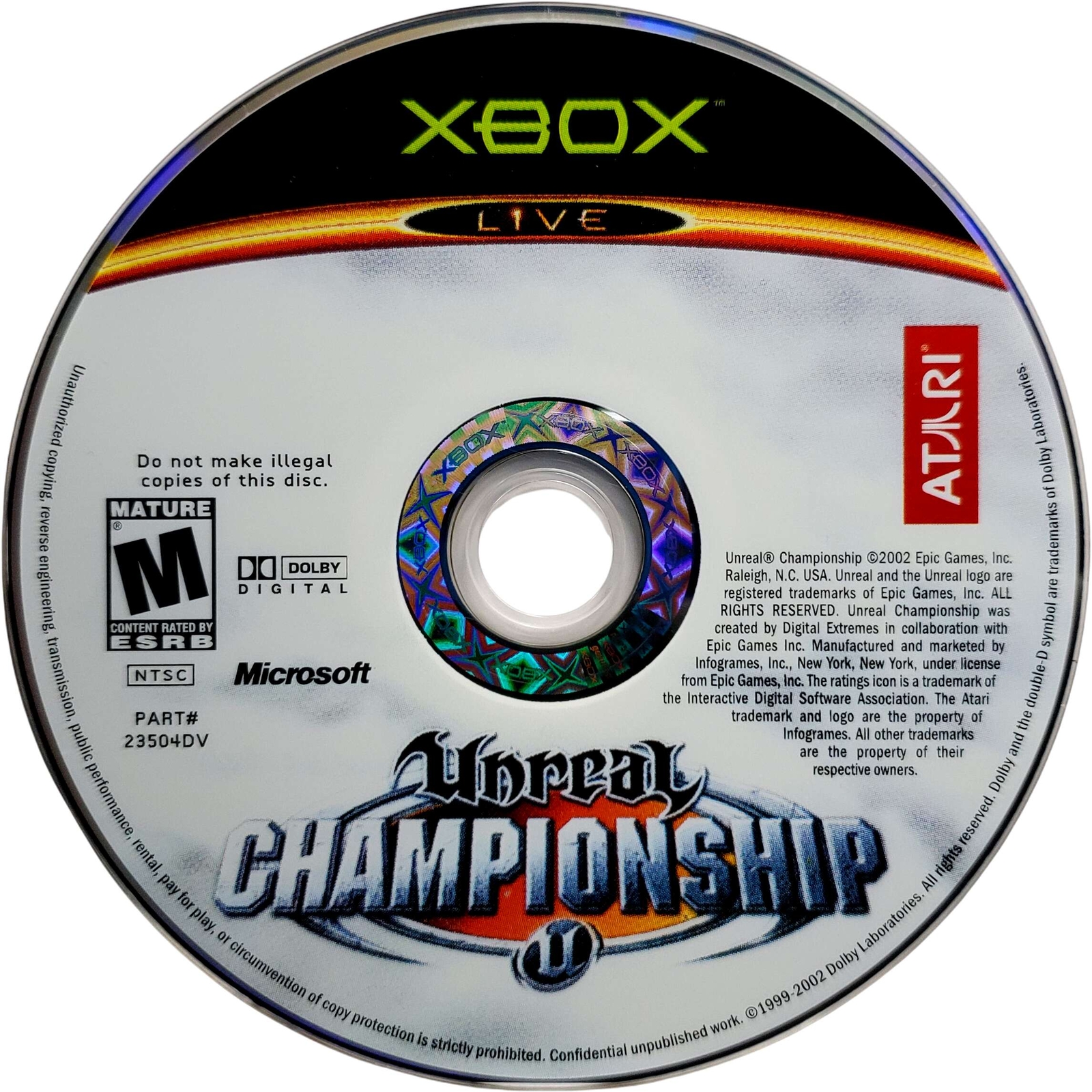 Unreal Championship – Microsoft Xbox Pristine Tested Authentic