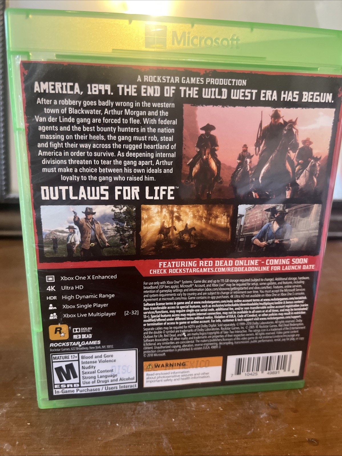 Red Dead Redemption 2 – Microsoft Xbox One