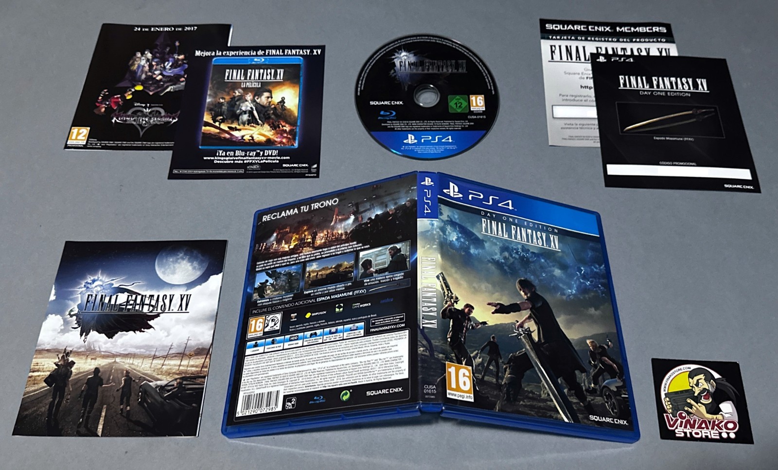 Final Fantasy XV Sony Playstation 4 PAL Italy