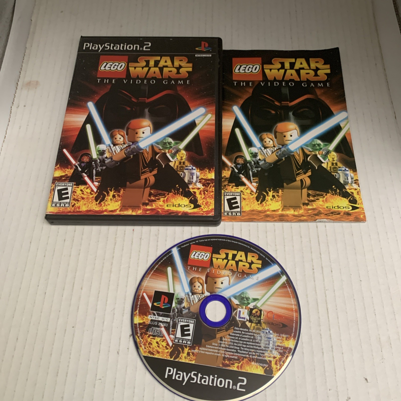 LEGO Star Wars The Video Game Sony PlayStation 2 PS2 Complete Tested See Pics