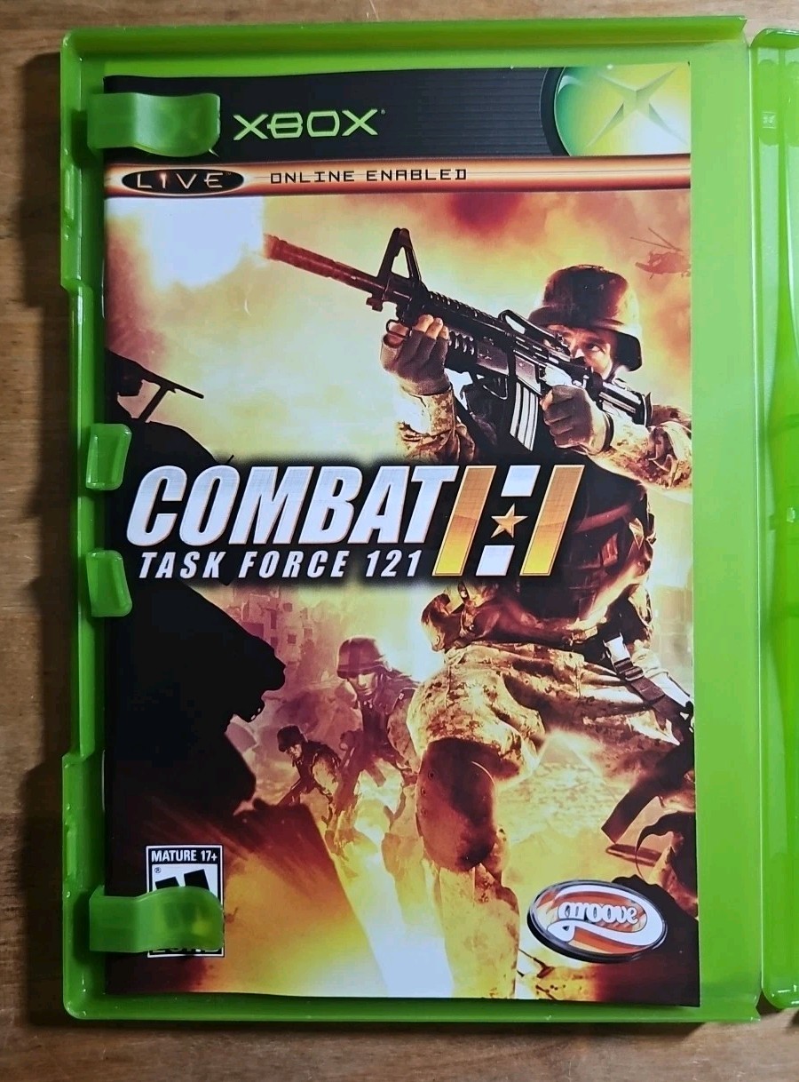 Combat Task Force 121 (Xbox, 2005) Complete Free Ship Tested Authentic