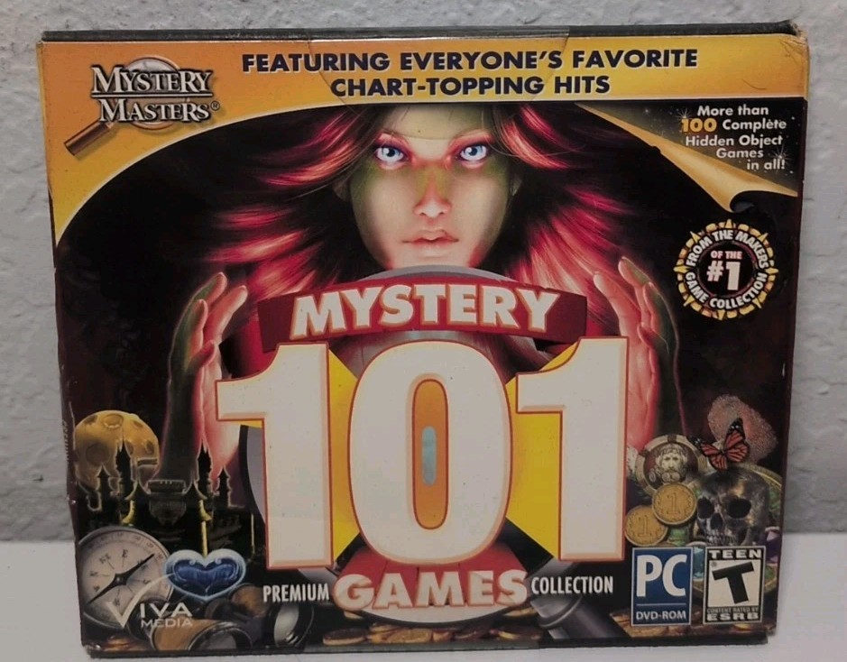 Mystery 101 Premium Games Collection (PC DVD ROM, 2014) Brand New B311