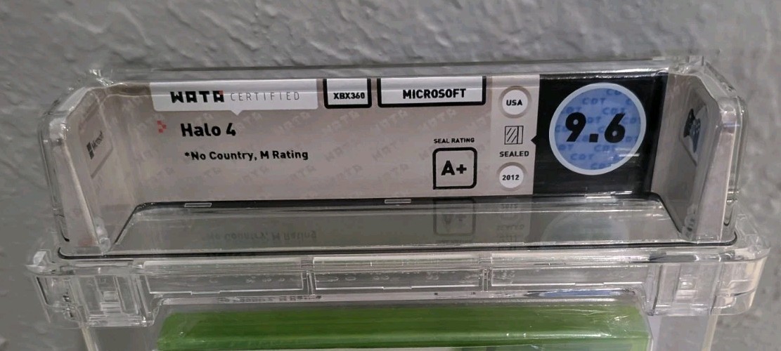 Halo 4 Xbox 360 New Sealed First Print Graded WATA 9.6 A+