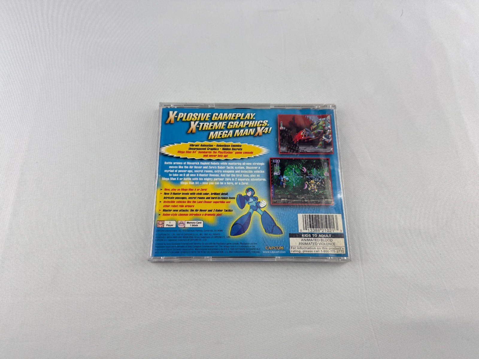 Mega Man X4 – PlayStation (Disc Only) | Tested | Cleaned | Free Shipping