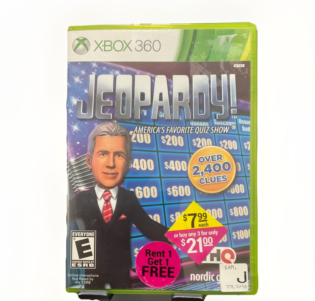 Jeopardy (Microsoft Xbox 360, 2012) CIB