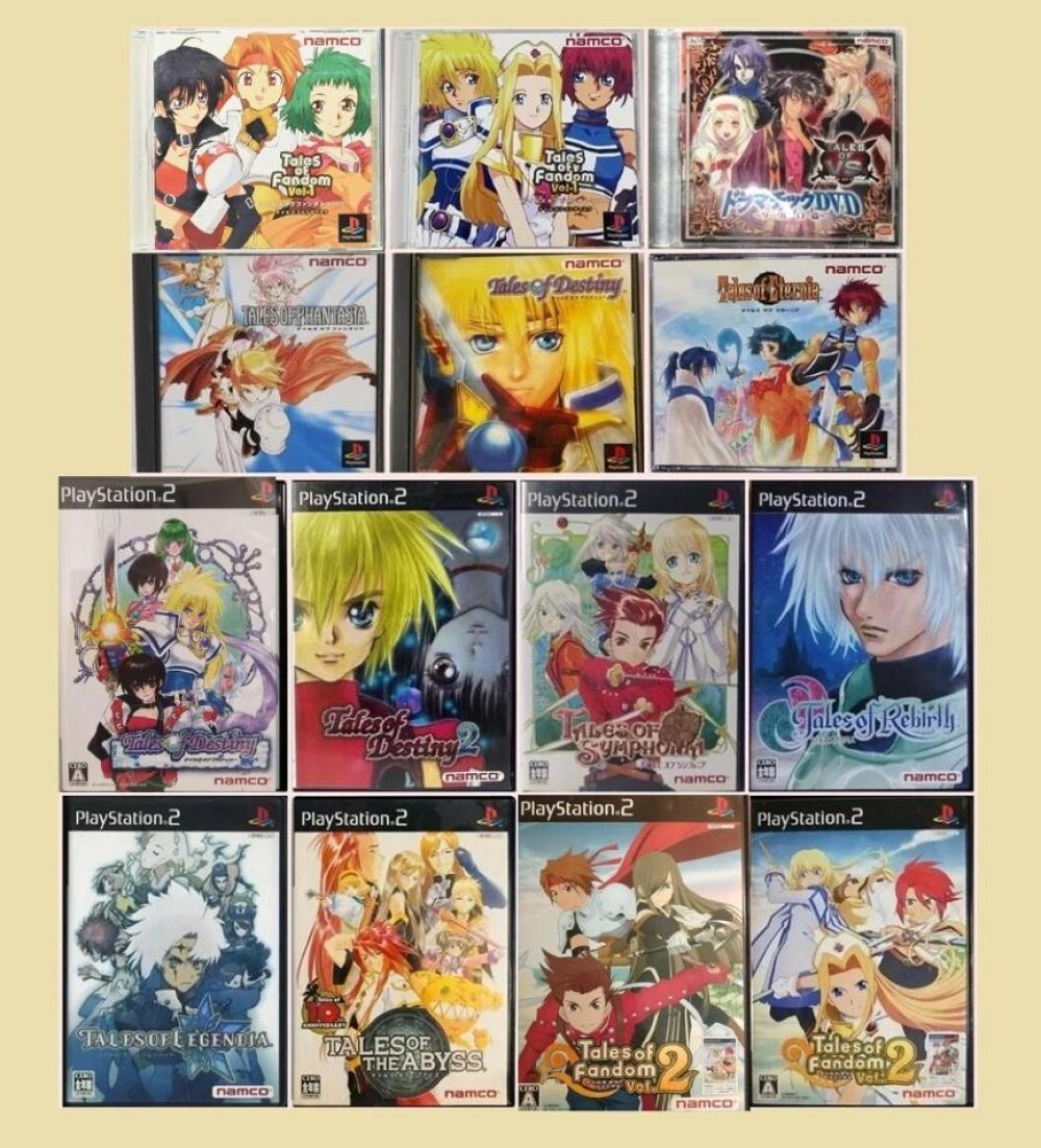 lot 13 + 1 Tales of Phantasia Destiny 1 2 Eternia Fandom 1 x 2 PS1 PS2 Tested