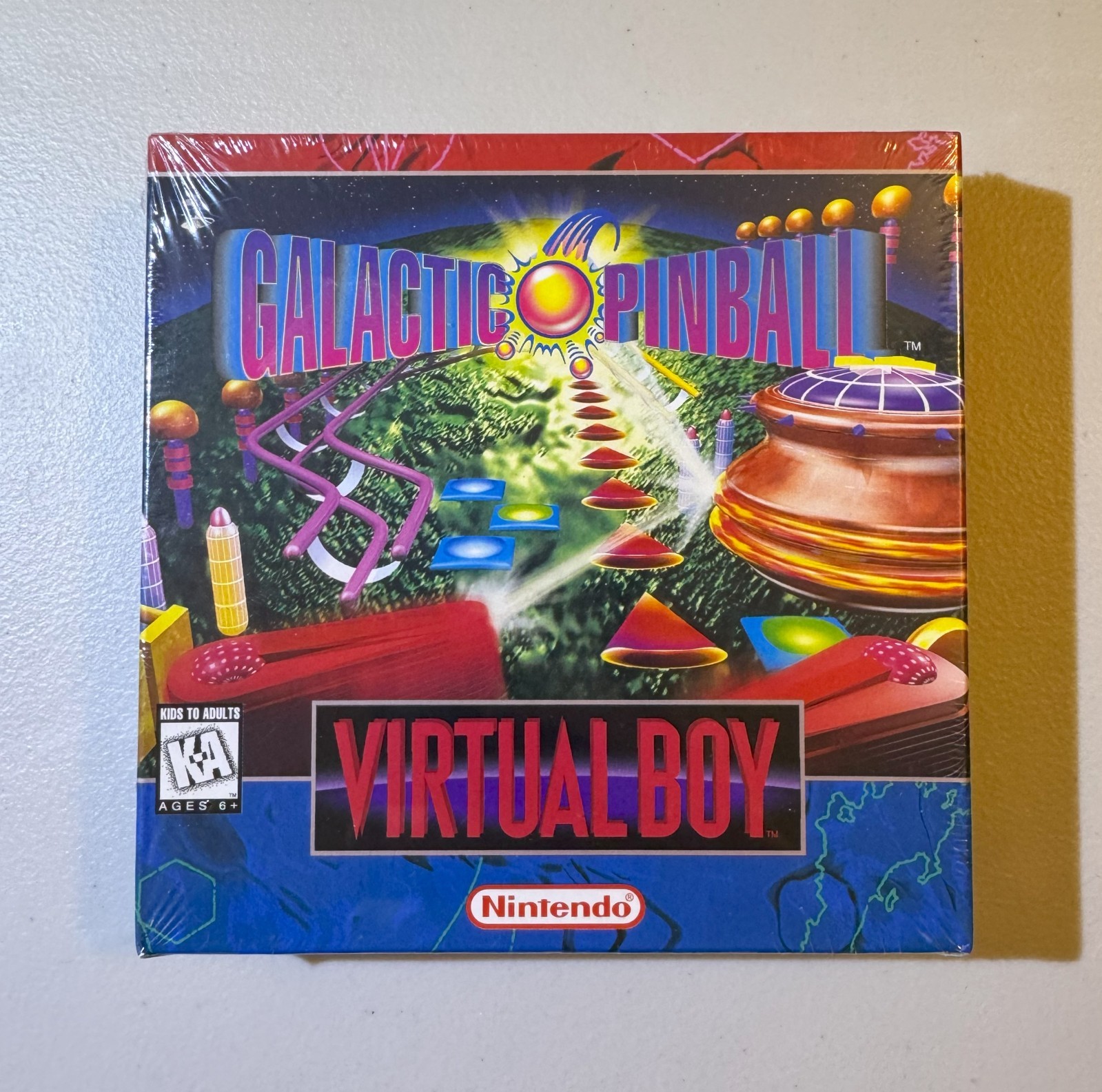 Galactic Pinball Nintendo Virtual Boy Brand New Factory Sealed – Collector Item