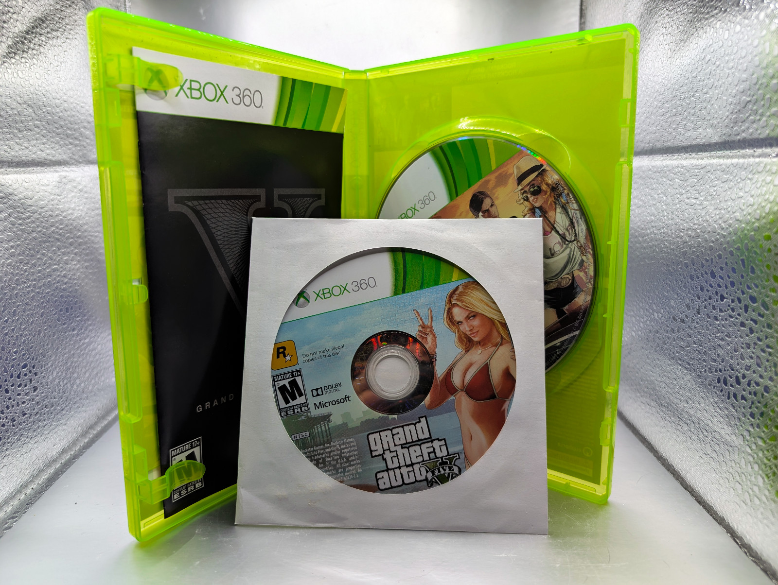 Grand Theft Auto V Xbox 360 Physical Disc Set Original Case GTA 5