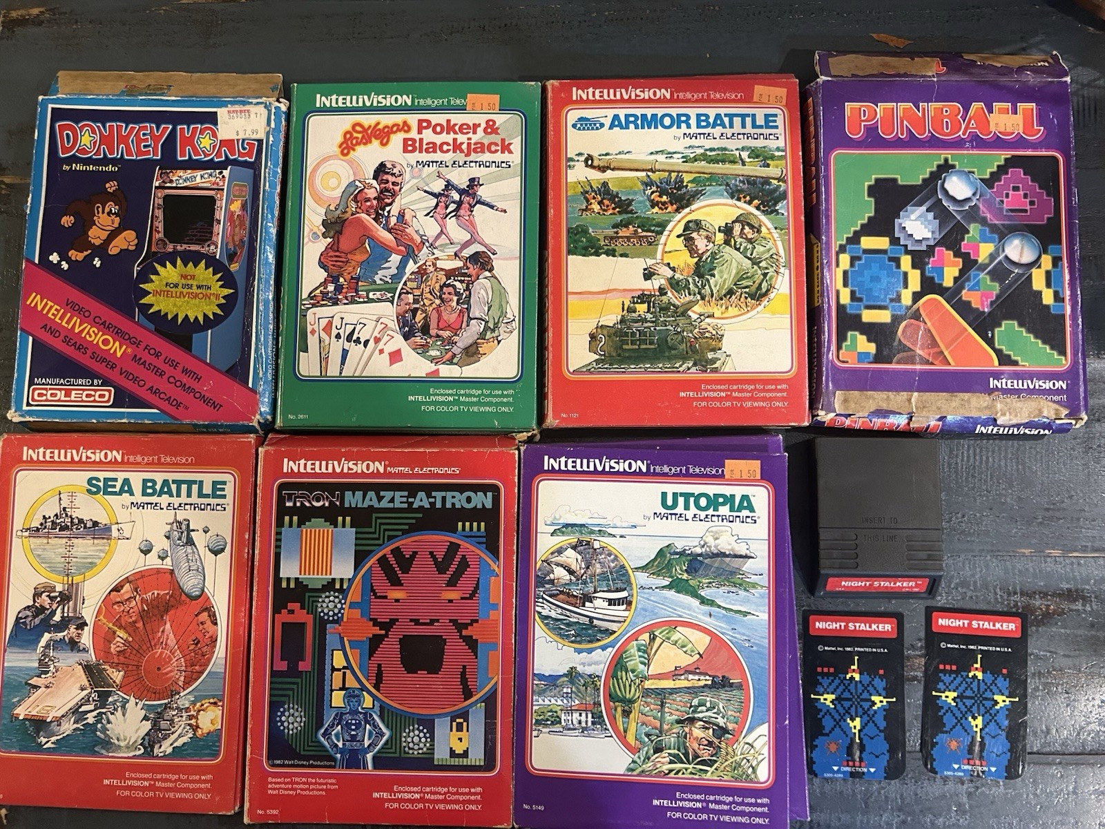 Intelivision Game Lot 8 Games