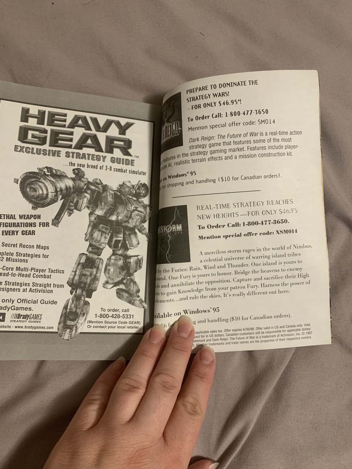Heavy Gear Tactical Field Guide (for 1997 pc game)