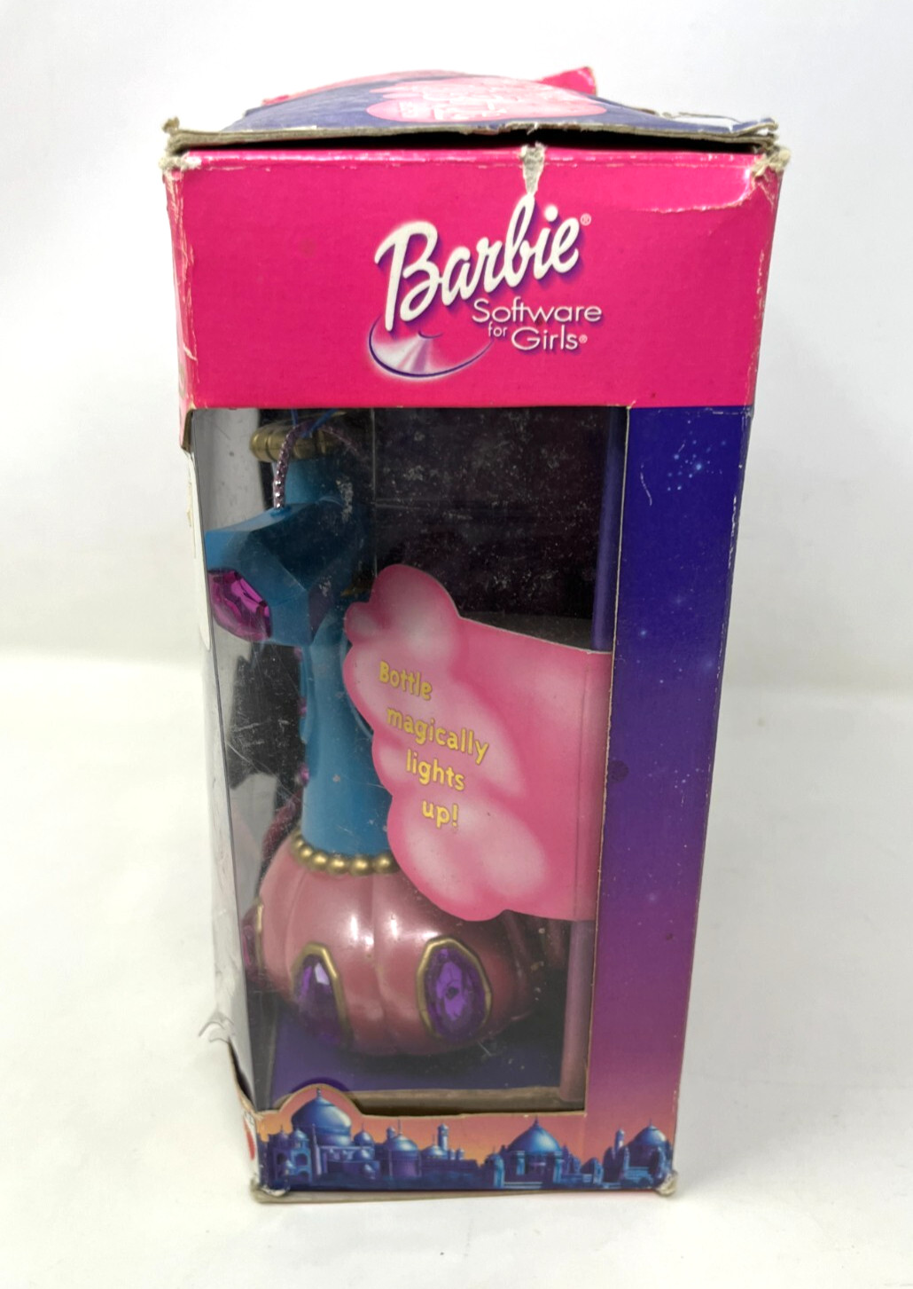 Vintage Barbie Magic Genie Bottle Toy and CD ROM PC Game 2000 Mattel #27445