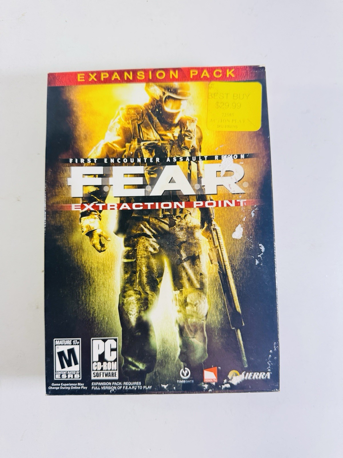 Fear: Extraction Point Expansion pack PC Game ML408