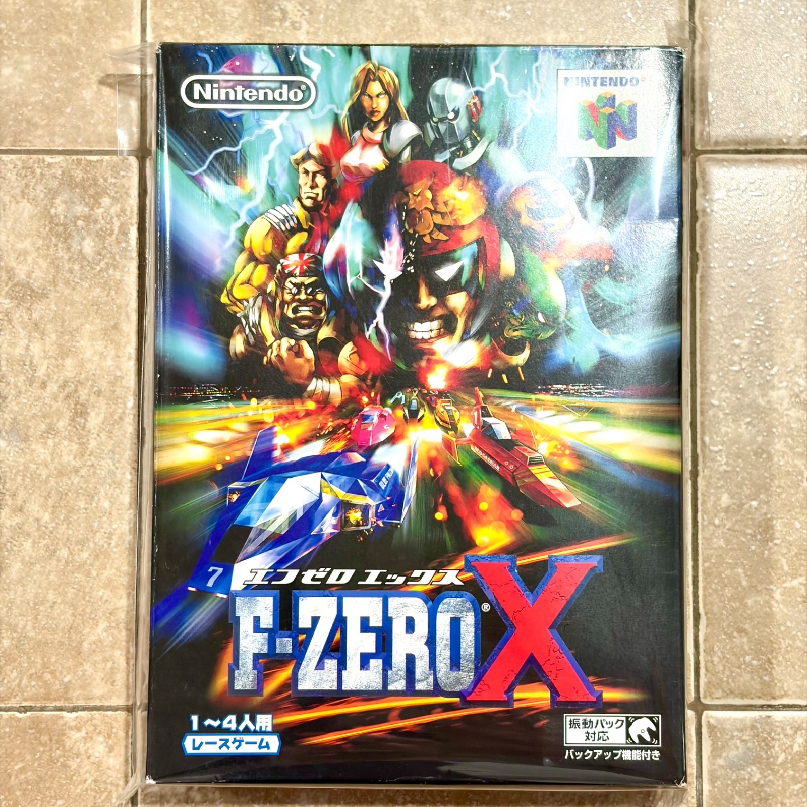 F Zero X CIB Complete N64 w/ Box Manual Japan PLAYS with USA Nintendo 64 RARE