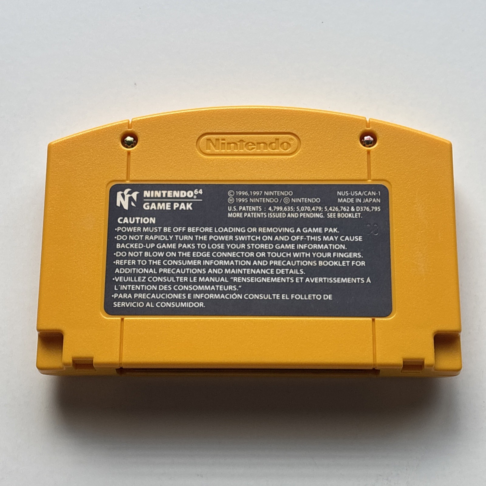 Donkey Kong 64 (Nintendo 64) N64 Game Authentic Cleaned Tested RareWare Yellow