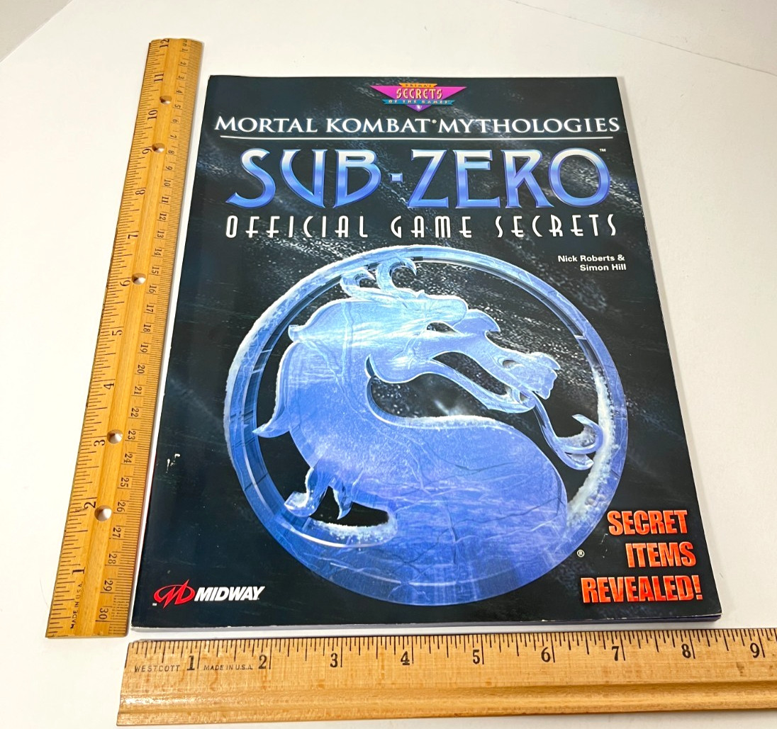 Mortal Kombat Mythologies: Sub-Zero Prima Game Secrets N64 + GAME, POSTER