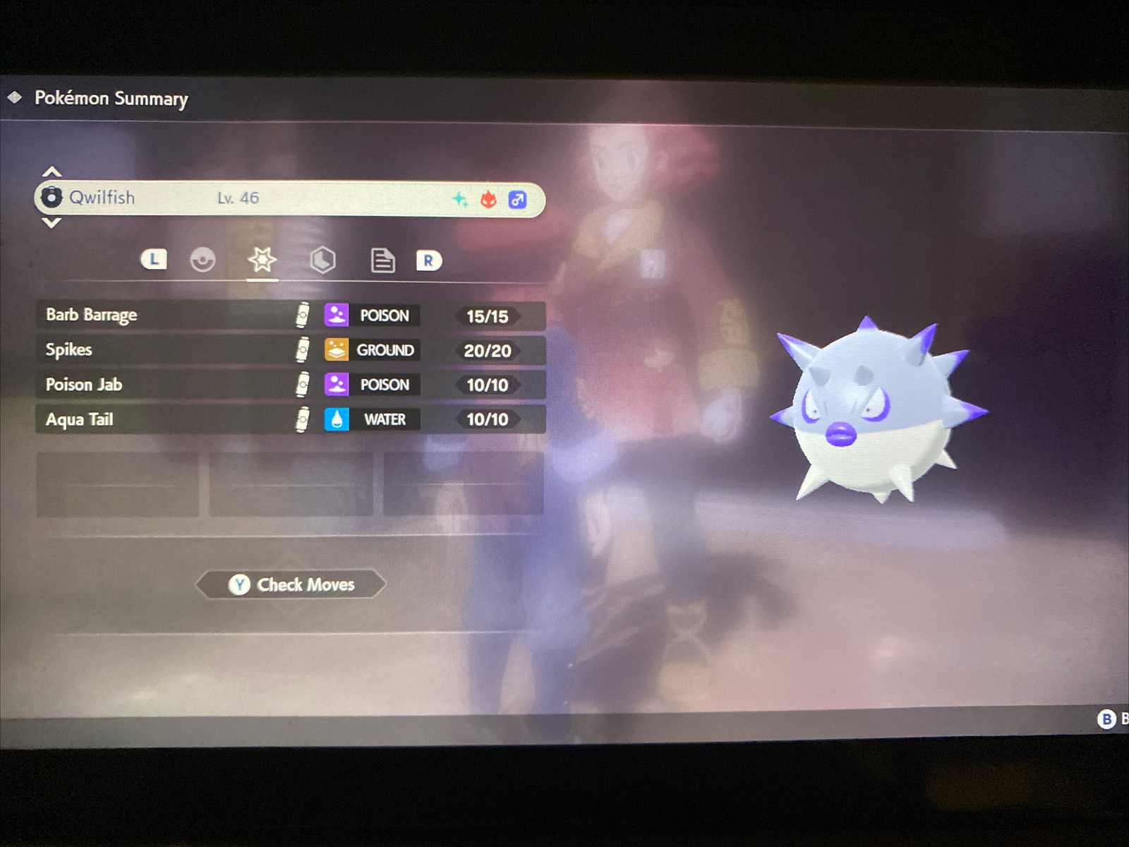 Pokemon Legends Arceus Shiny Hisuian Qwilfish Alpha Max Effort Fast Delivery