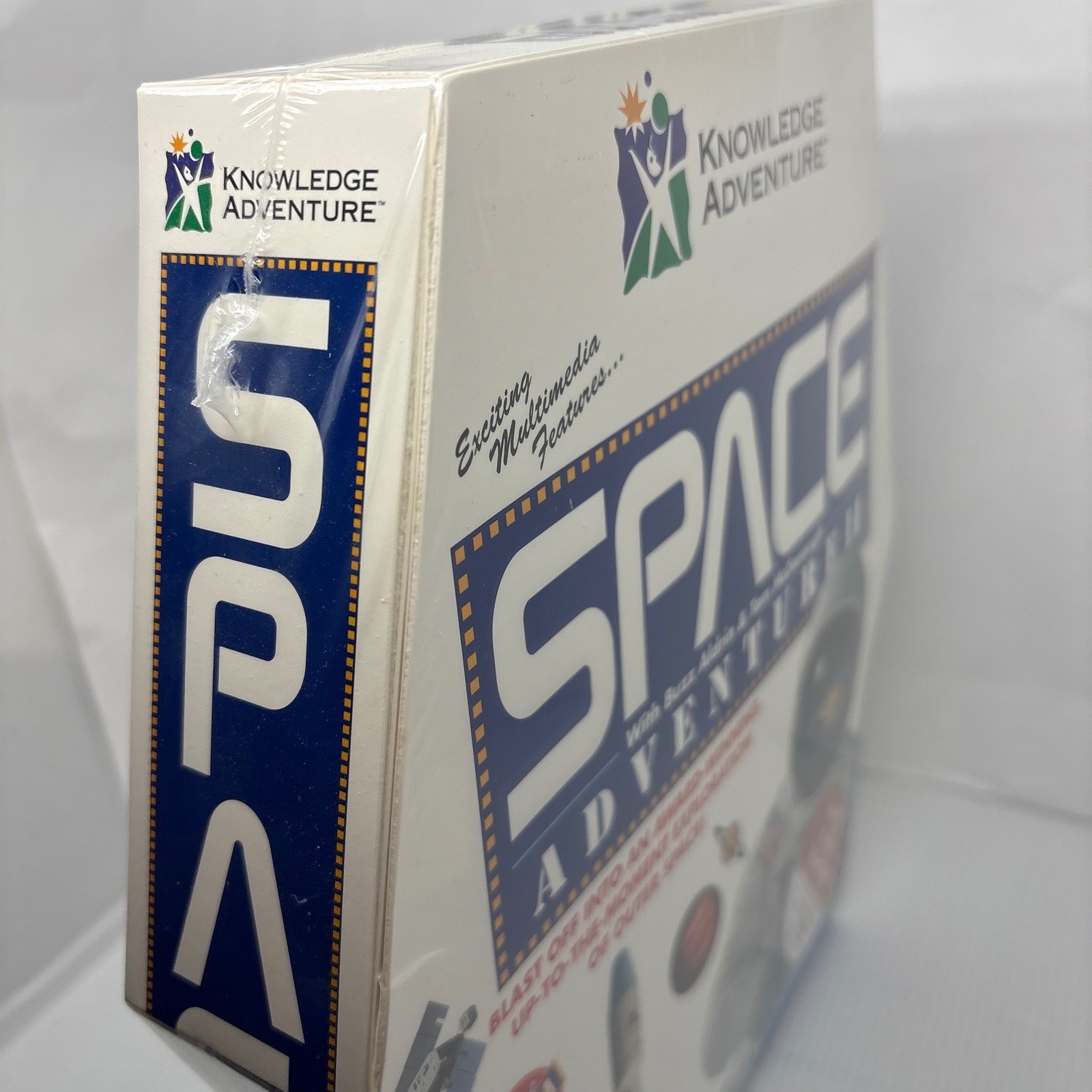 Knowledge Adventure Space Adventure II CD ROM Buzz Aldrin Tom McDonoug Jumpstart
