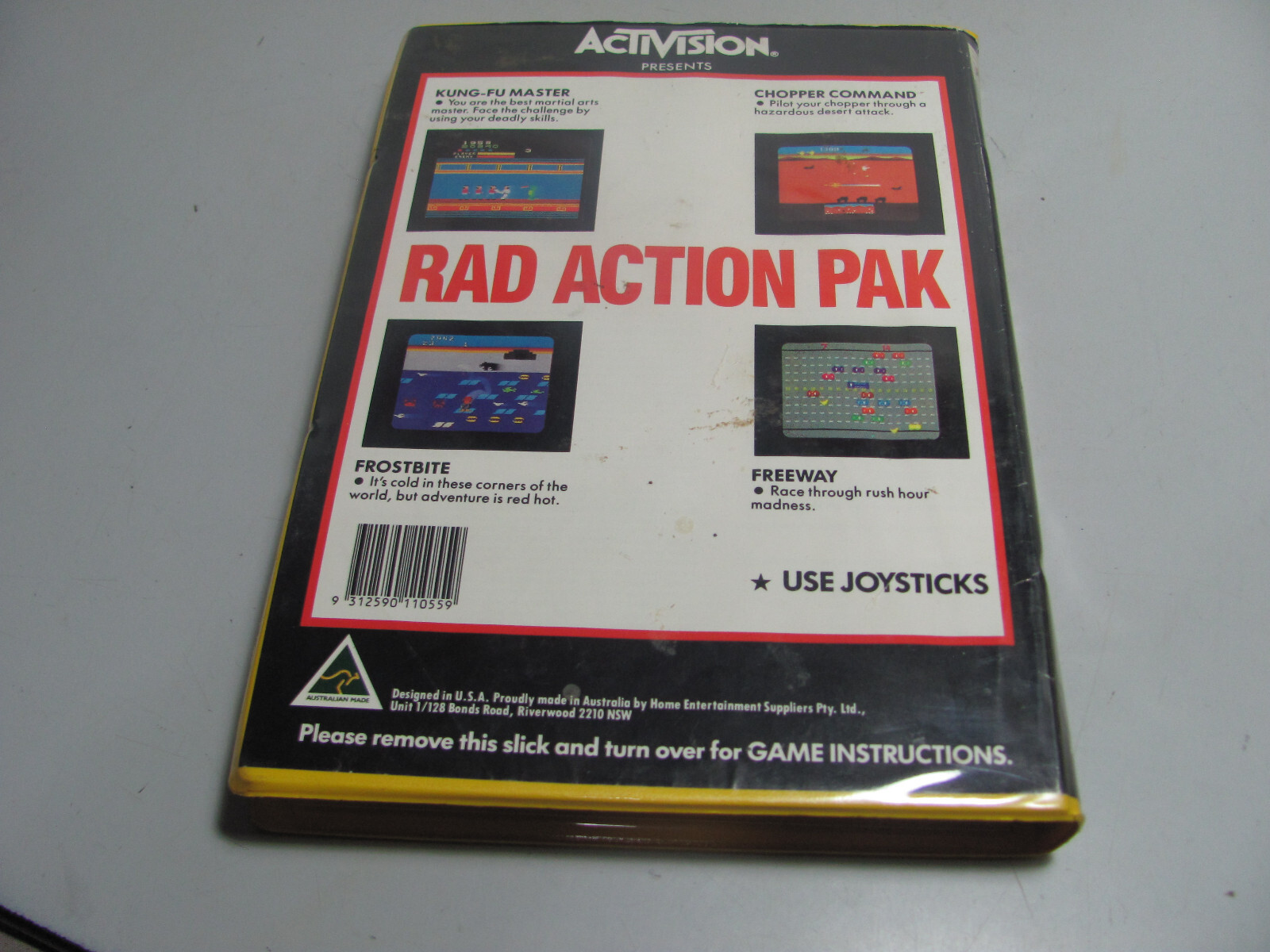 Rad Action Pak For Atari 2600 Great Selection Of Game’s Tested & Working